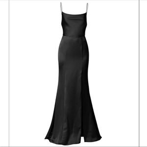 Amsale Black Chloe Dress